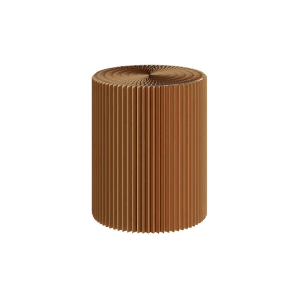 LIVARA Cardboard Cylinder Display Stand – Lightweight, Eco-Friendly Round Showcase for Retail or Exhibitions - Brown - Image 14