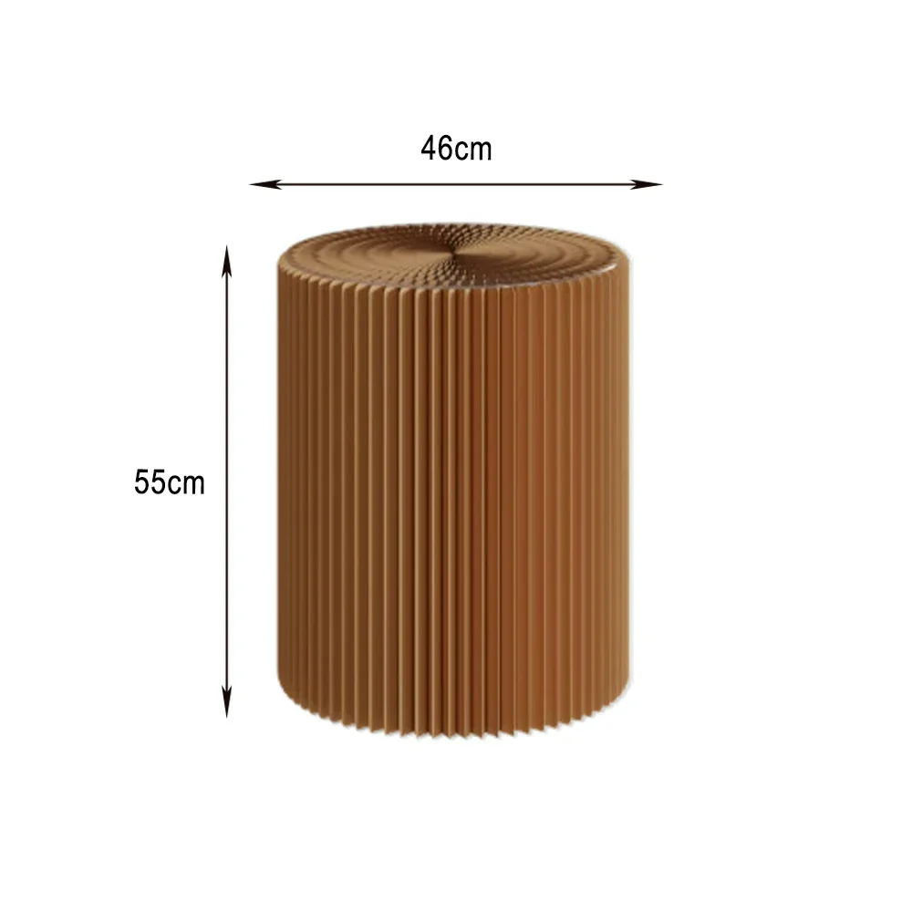 LIVARA Cardboard Cylinder Display Stand – Lightweight, Eco-Friendly Round Showcase for Retail or Exhibitions - Brown - Image 17