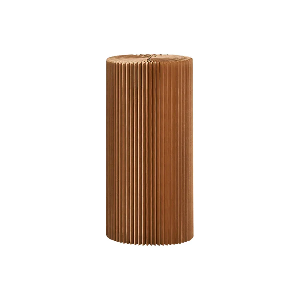 LIVARA Cardboard Cylinder Display Stand – Lightweight, Eco-Friendly Round Showcase for Retail or Exhibitions - Brown - Image 22