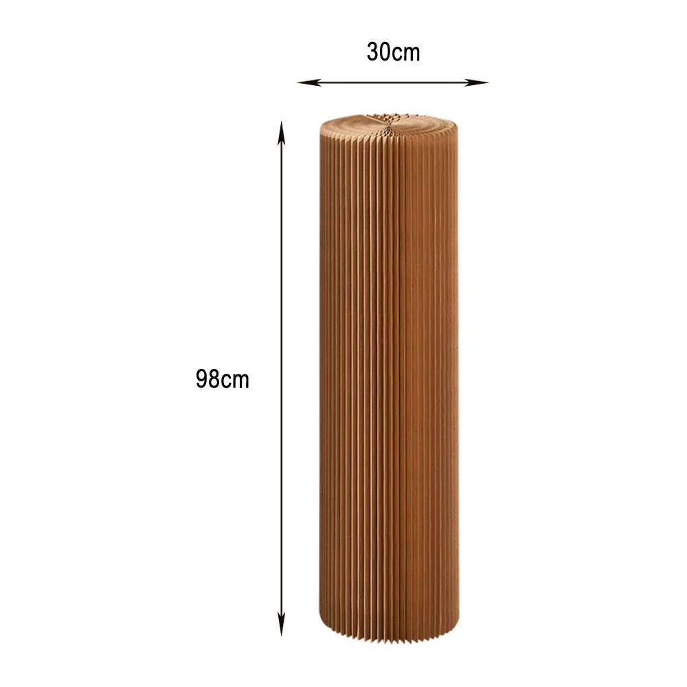 LIVARA Cardboard Cylinder Display Stand – Lightweight, Eco-Friendly Round Showcase for Retail or Exhibitions - Brown - Image 29