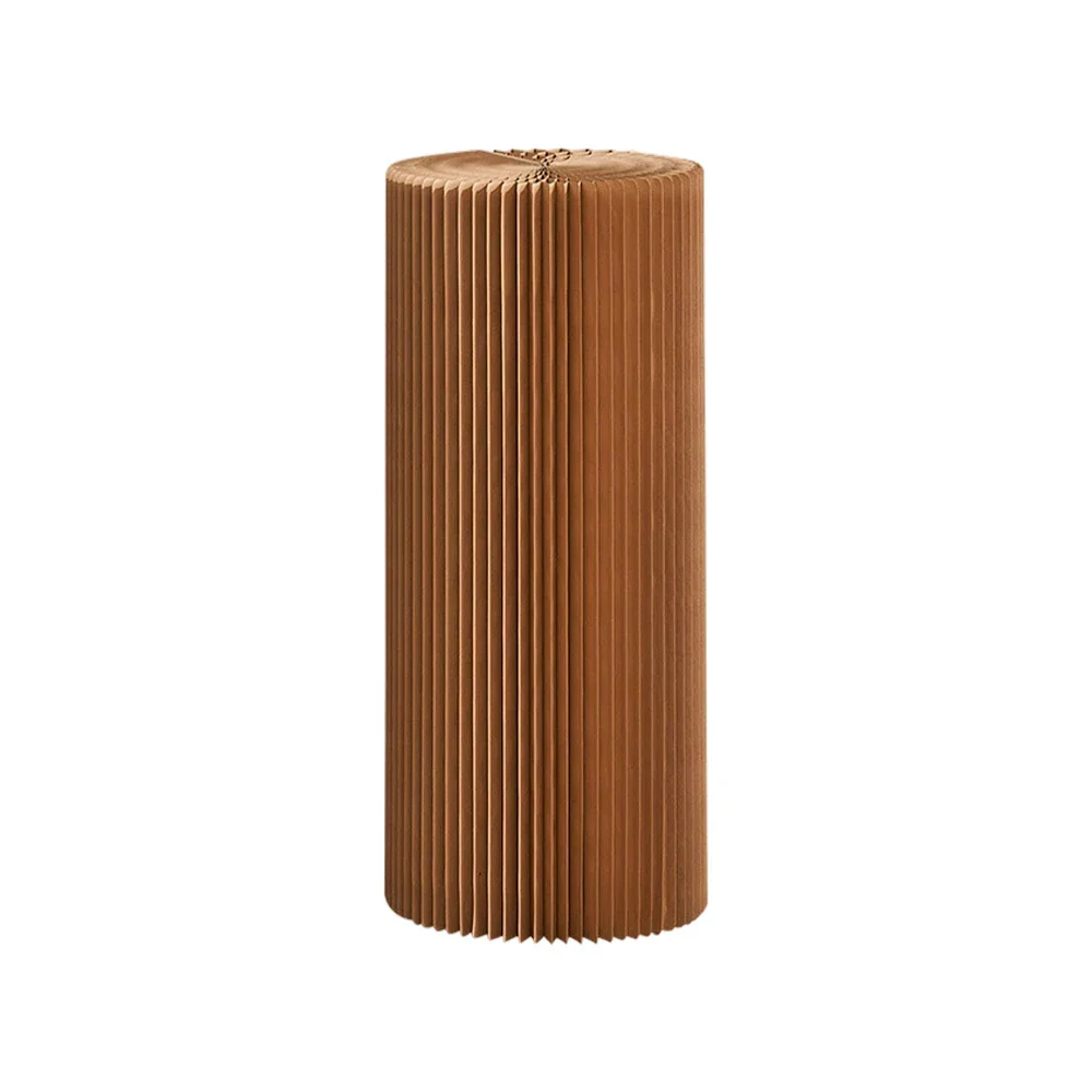 LIVARA Cardboard Cylinder Display Stand – Lightweight, Eco-Friendly Round Showcase for Retail or Exhibitions - Brown - Image 30