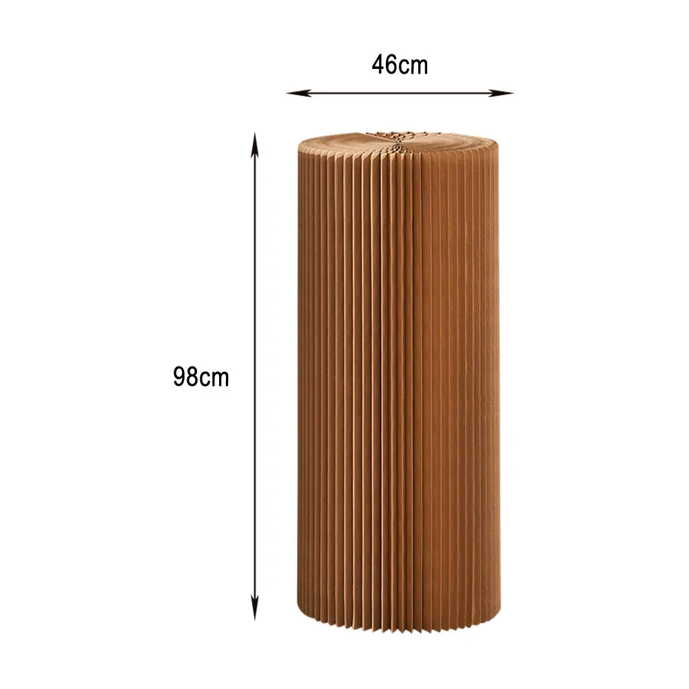 LIVARA Cardboard Cylinder Display Stand – Lightweight, Eco-Friendly Round Showcase for Retail or Exhibitions - Brown - Image 33