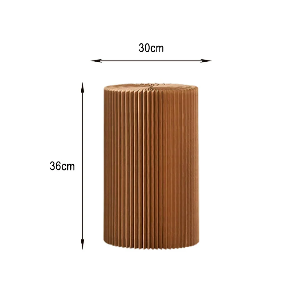 LIVARA Cardboard Cylinder Display Stand – Lightweight, Eco-Friendly Round Showcase for Retail or Exhibitions - Brown - Image 5