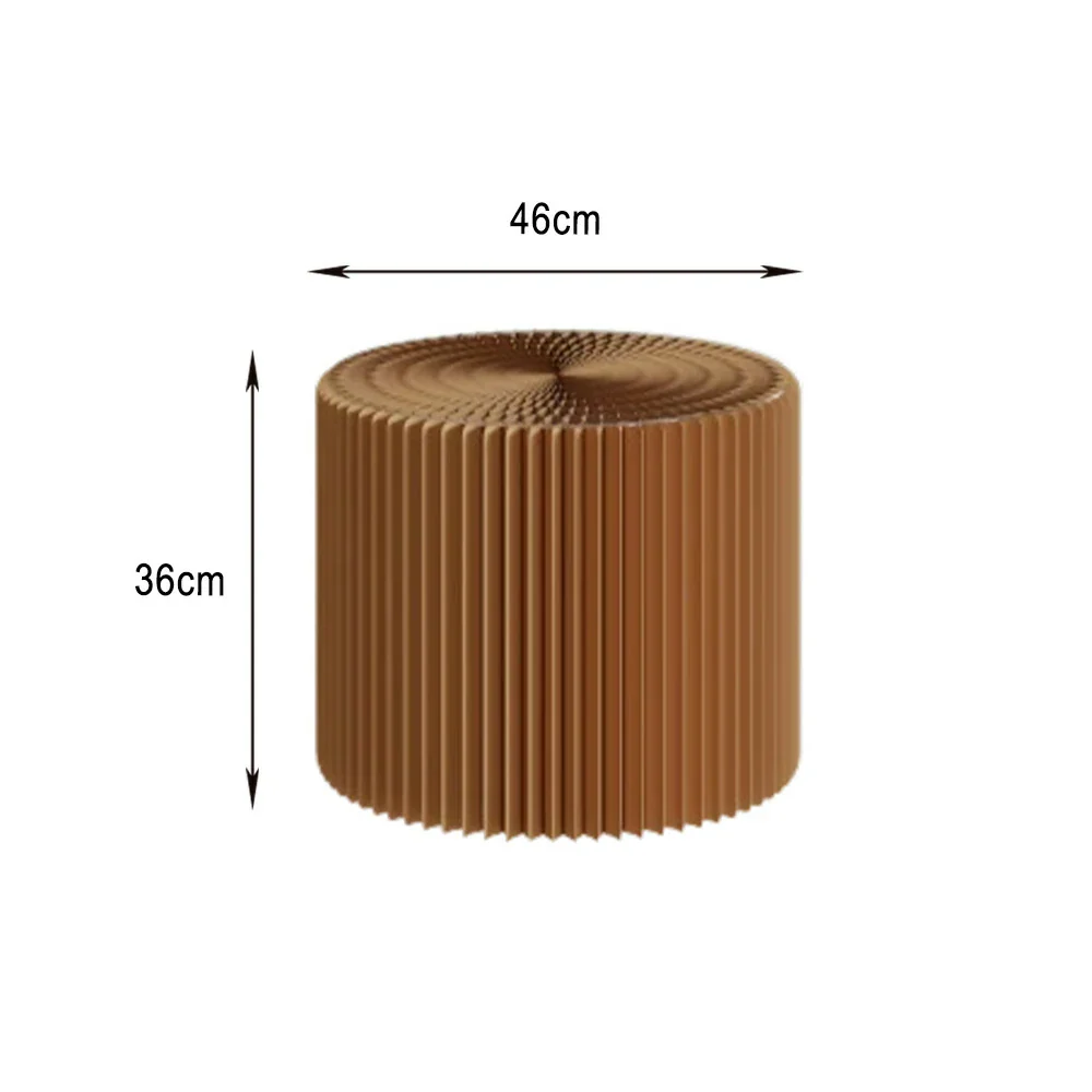 LIVARA Cardboard Cylinder Display Stand – Lightweight, Eco-Friendly Round Showcase for Retail or Exhibitions - Brown - Image 9
