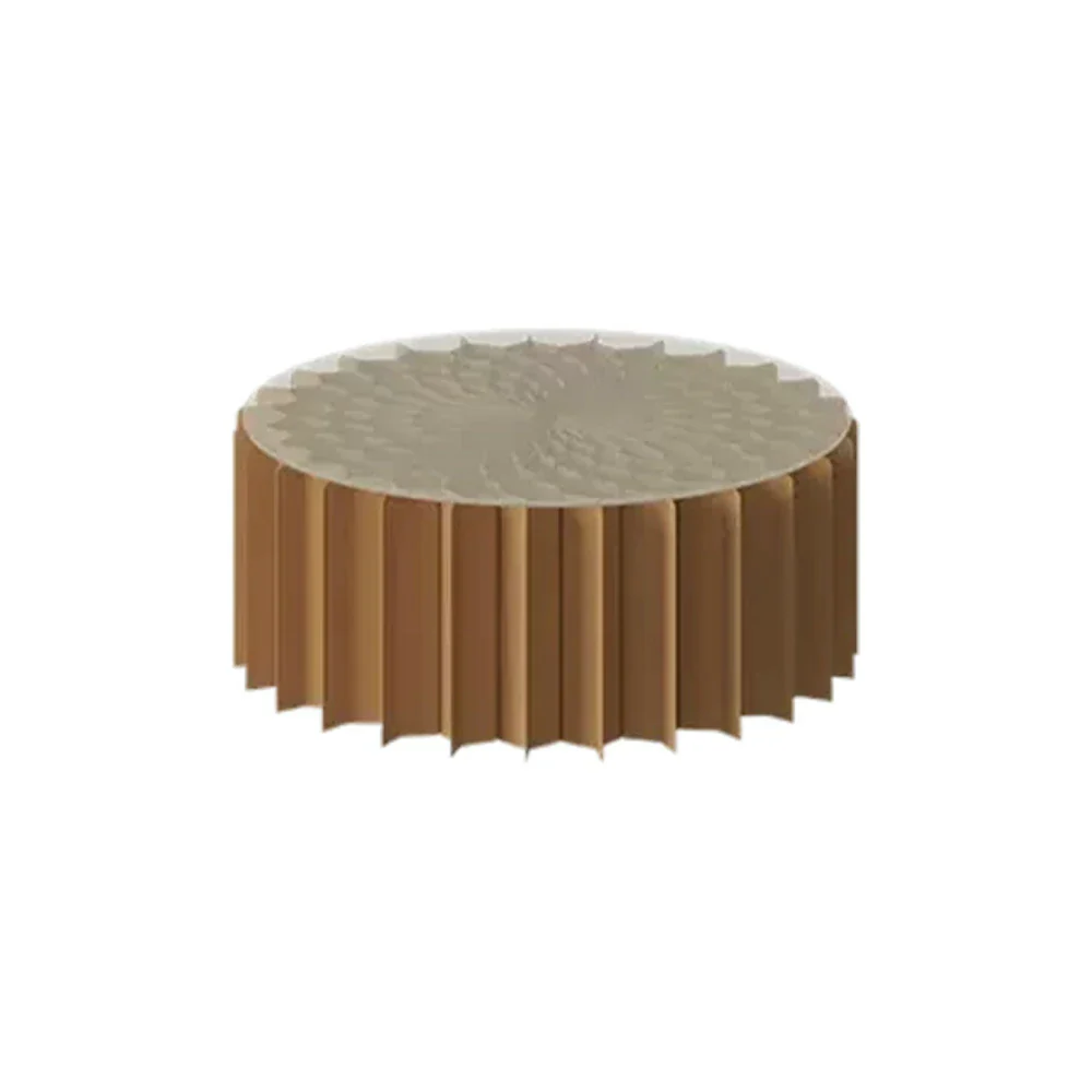LIVARA Foldable Paper Cylinder Display Stand – Lightweight, Space-Saving Round Showcase for Retail & Promotions-Brown - Image 10