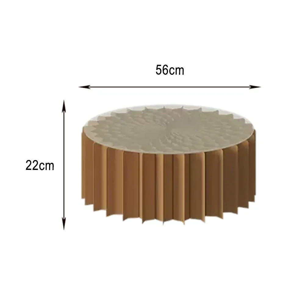 LIVARA Foldable Paper Cylinder Display Stand – Lightweight, Space-Saving Round Showcase for Retail & Promotions-Brown - Image 13