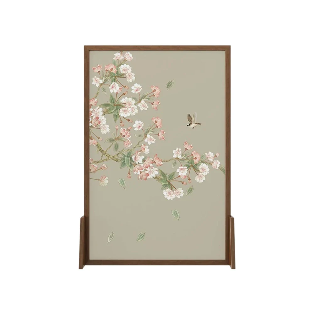 LIVARA Solid Wood Room Divider, Ash Wood & Mongolian Pine Wood, Durable and Elegant Design for Home Interior Decoration
