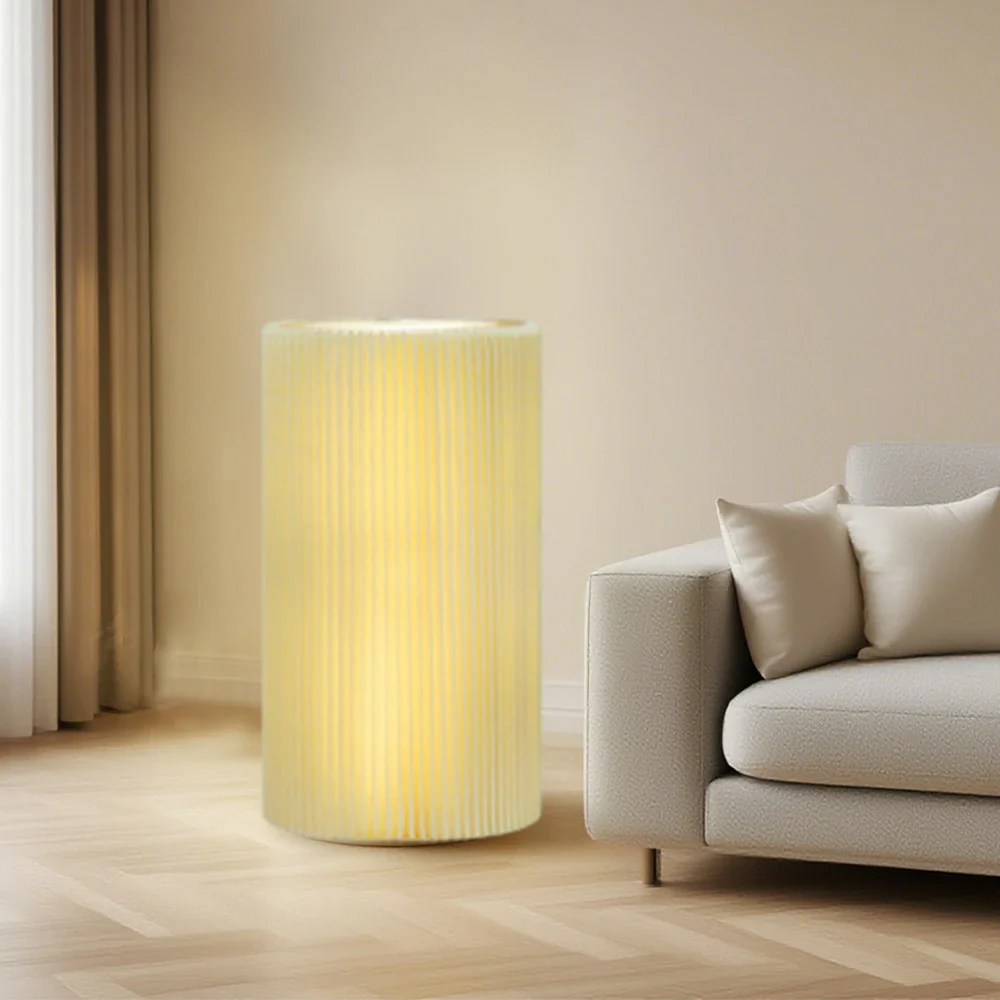LIVARA 55/75/95/110cm Cylindrical Display Stand with LED Lighting, Height Optional, Modern Showcase for Retail Stores, Home Decor, and Exhibitions - Image 4