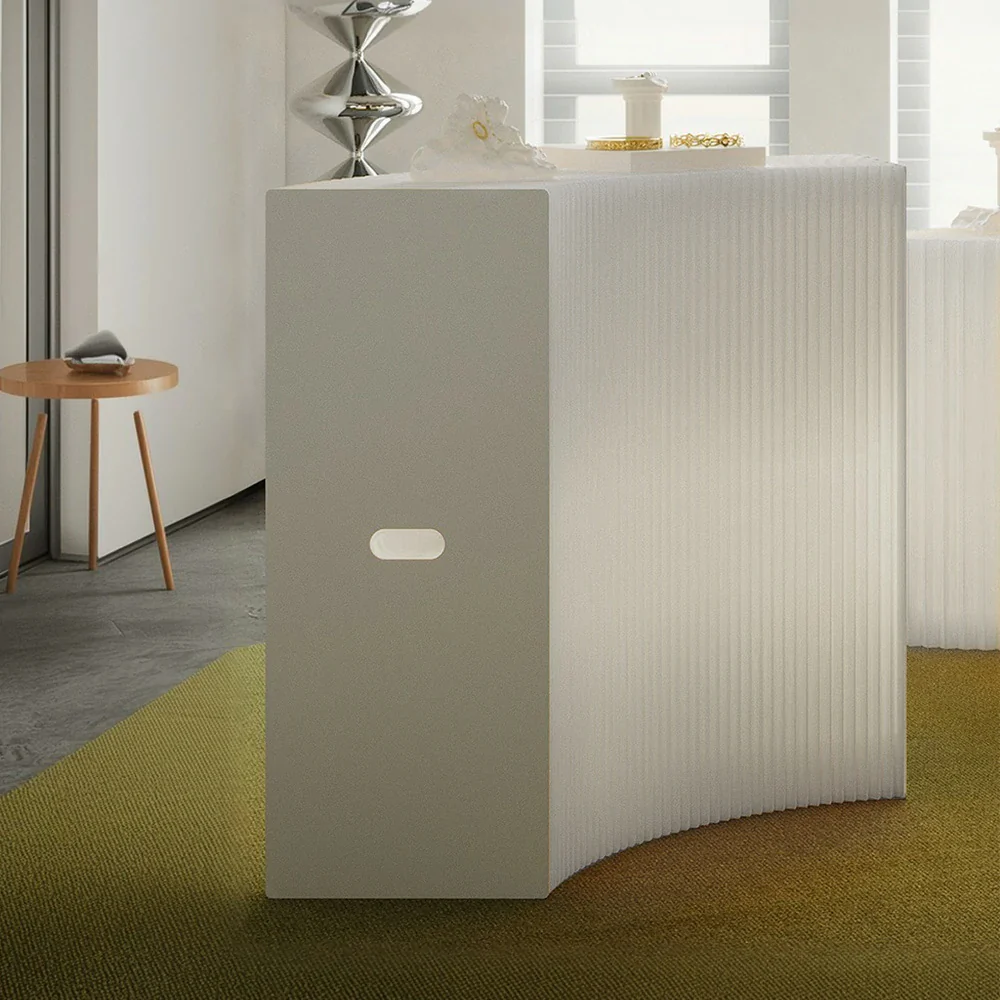 LIVARA 200cm Foldable Partition Display Cabinet - Cannot Emit Light - Image 11