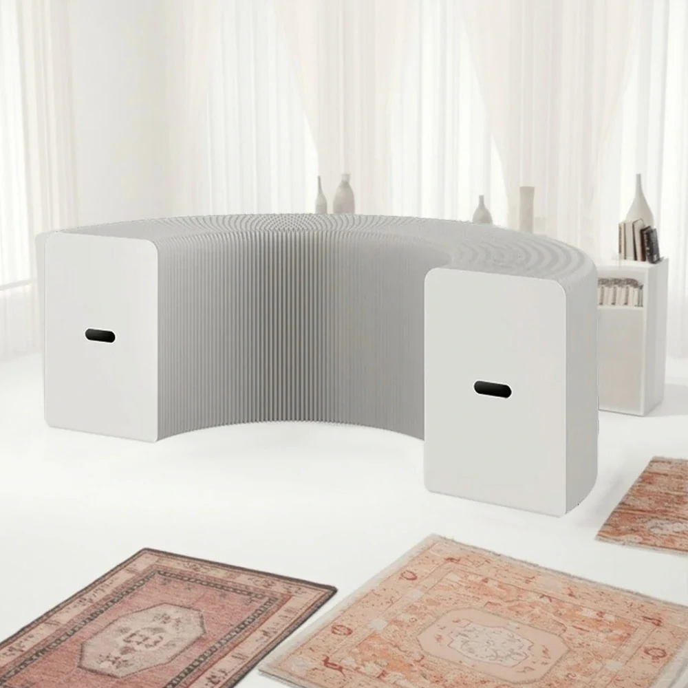 LIVARA 200cm Foldable Partition Display Cabinet - Cannot Emit Light - Image 4