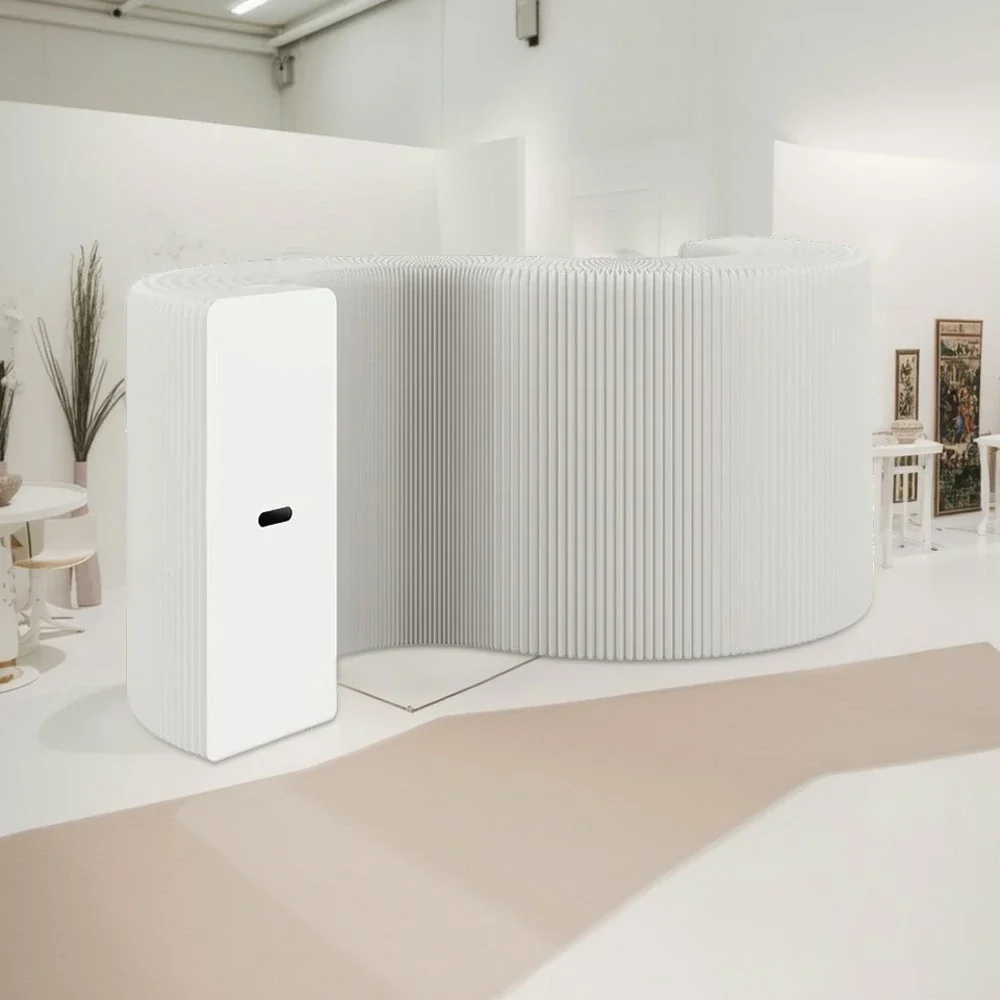 LIVARA 300cm Foldable Partition Display Cabinet - Cannot Emit Light - Image 12
