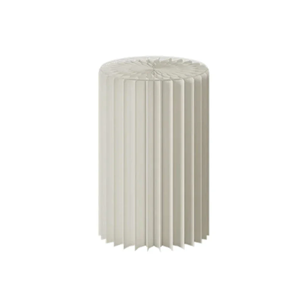 LIVARA Foldable Paper Cylinder Display Stand – Lightweight, Space-Saving Round Showcase for Retail & Promotions- White - Image 14