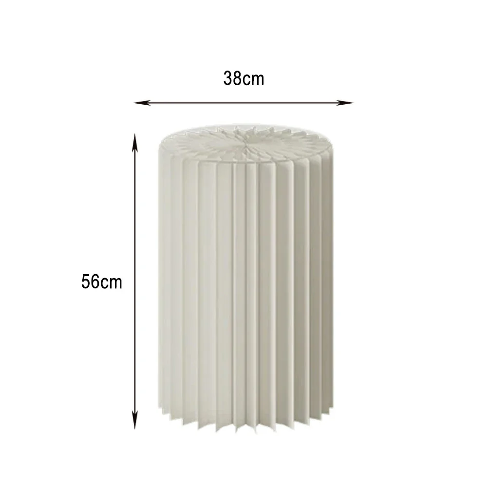 LIVARA Foldable Paper Cylinder Display Stand – Lightweight, Space-Saving Round Showcase for Retail & Promotions- White - Image 17