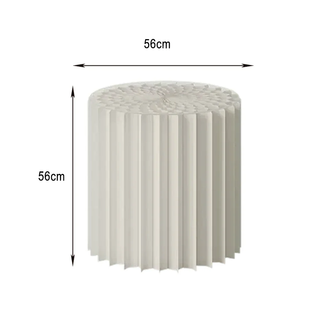 LIVARA Foldable Paper Cylinder Display Stand – Lightweight, Space-Saving Round Showcase for Retail & Promotions- White - Image 26