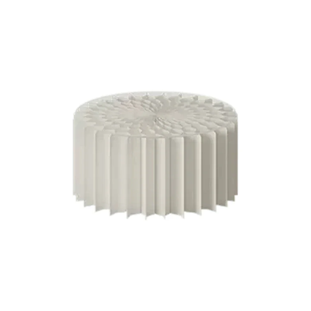 LIVARA Foldable Paper Cylinder Display Stand – Lightweight, Space-Saving Round Showcase for Retail & Promotions- White - Image 6