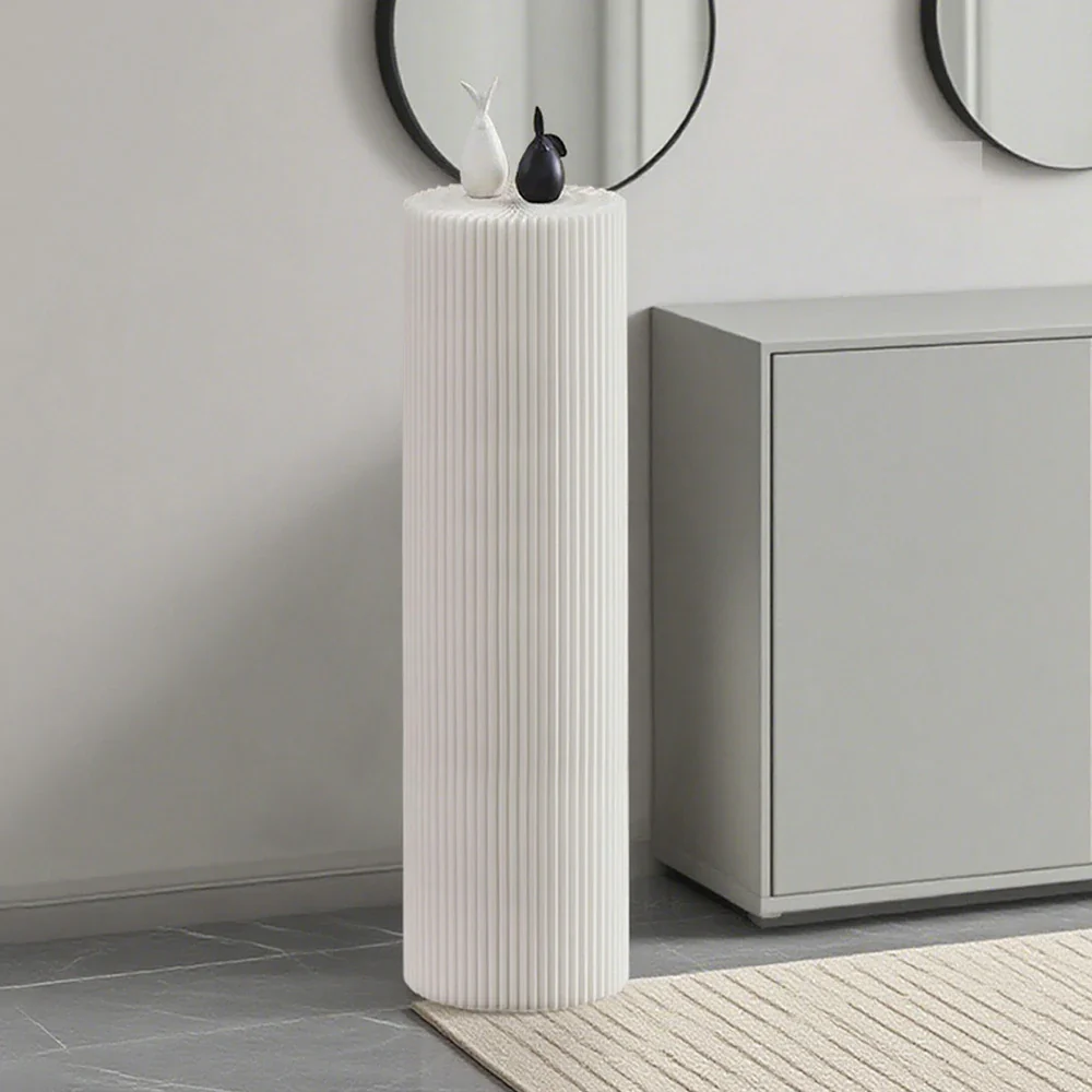 LIVARA Cardboard Cylinder Display Stand – Lightweight, Eco-Friendly Round Showcase for Retail or Exhibitions - White - Image 28