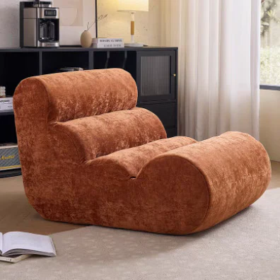 LIVARA B005 90CM Length Blue&Grey&Green&Khaki&Brown Minimalist Style Dual-Layer High-Resilience Foam Compressed Sofa - Image 11