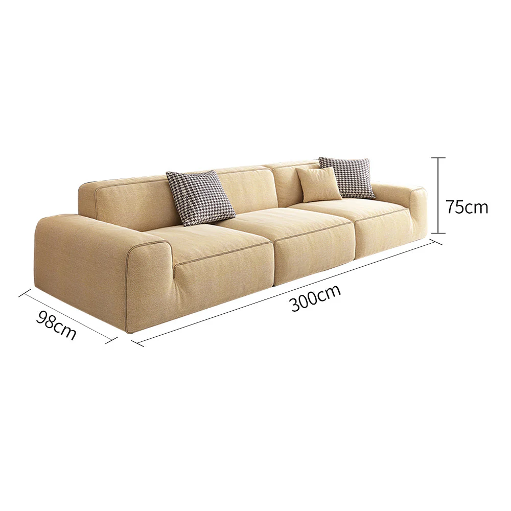 LIVARA B311 300cm Length Compressed Sofa Seamless Frameless Construction - Image 27