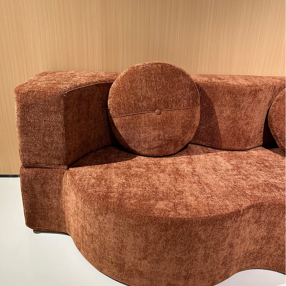 LIVARA B104 200cm Length Compressed Sofa Plush Comfort Frameless Construction Design - Image 5