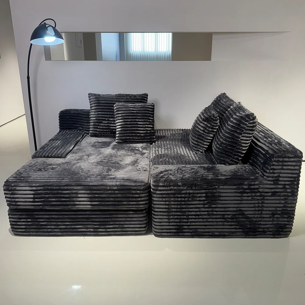 LIVARA B201 200cm Length Compressed Sofa Bed Plush Comfort Frameless Construction Design - Image 3