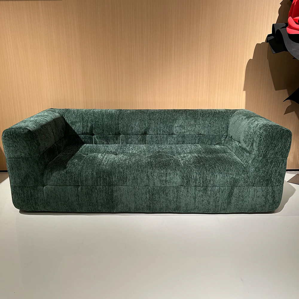 LIVARA B307 200cm Length Compressed Sofa Plush Comfort Frameless Construction Design - Green - Image 3