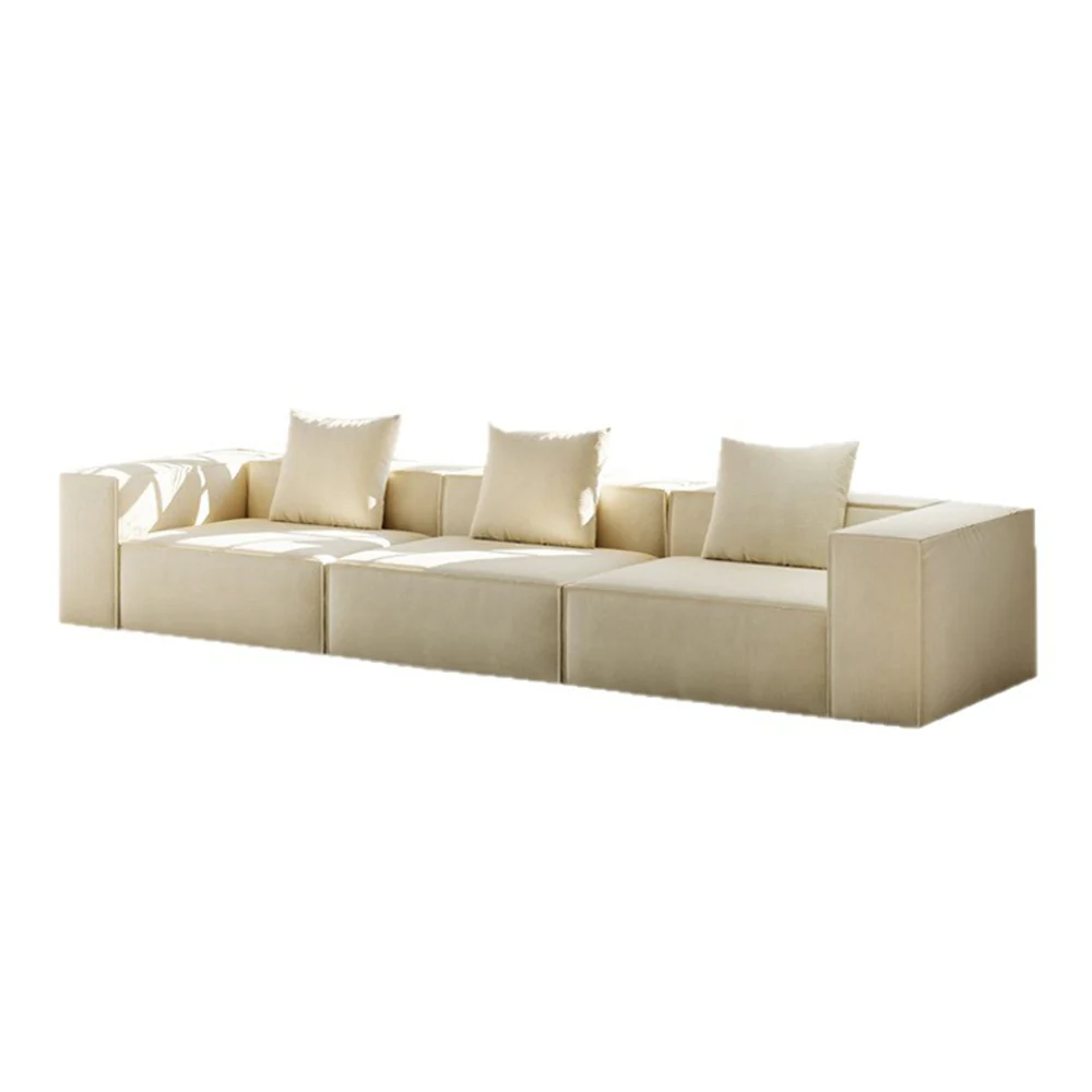 LIVARA B308 200/300cm Length Compressed Sofa Frameless Construction Design - White - Image 4