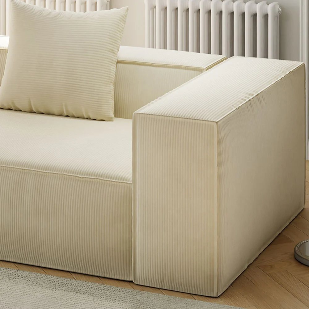 LIVARA B308 200/300cm Length Compressed Sofa Frameless Construction Design - White - Image 8