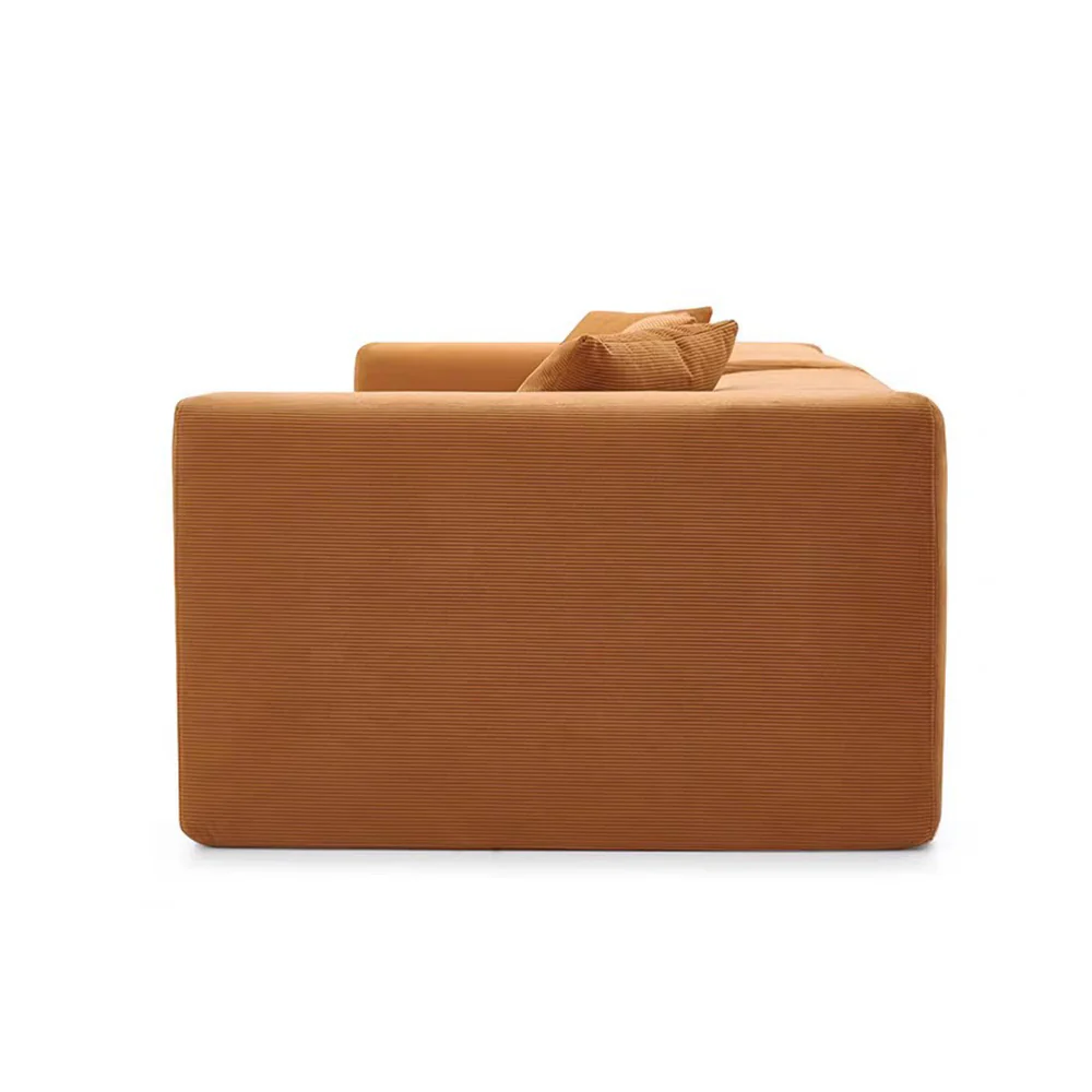 LIVARA B309 300cm Length Compressed Sofa Plush Comfort Frameless Construction Design - Caramel - Image 5