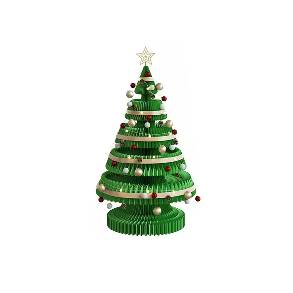 LIVARA Foldable Christmas Tree Decor 53/75/100cm Holiday Decoration for Home, Party & Retail Display - Green - Image 10