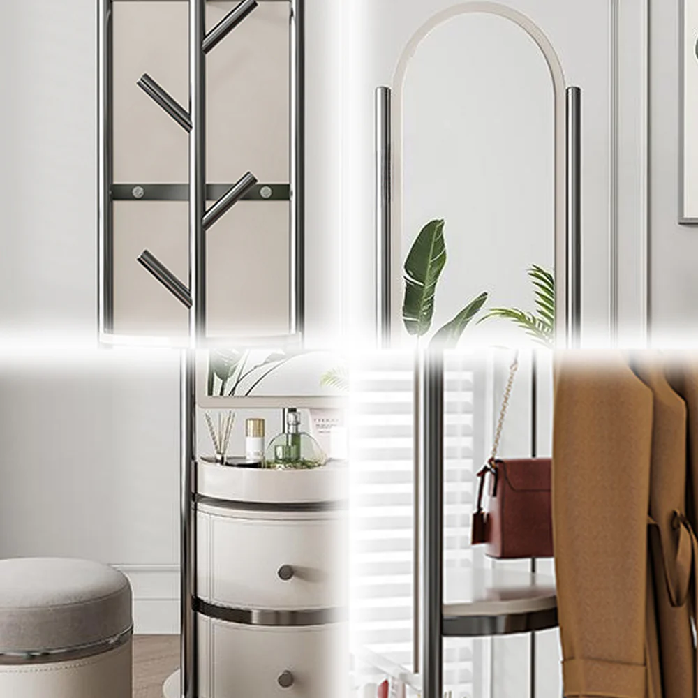 LIVARA DR1056 50cm Multi-Functional Rotating Storage Dressing Table - Image 6