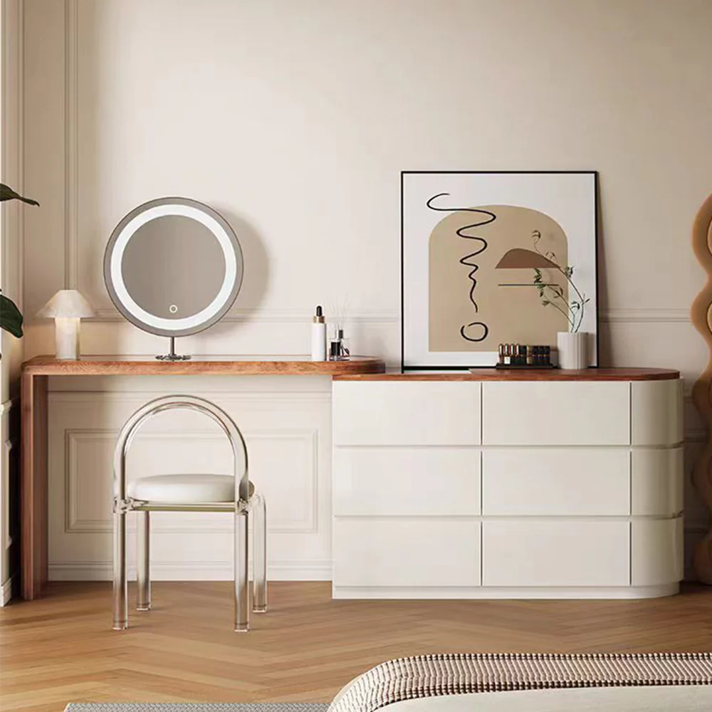 LIVARA DR1065 120cm Expandable Solid Wood Tabletop Dressing Table - Image 2