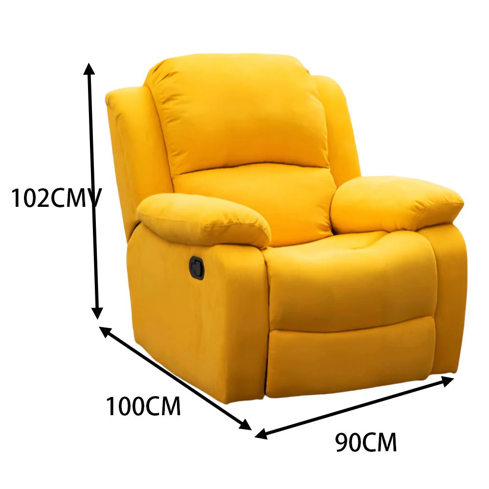 LIVARA FC1008 Reclining Minimalist Multifunction Leisure Chair W/USB - Image 14