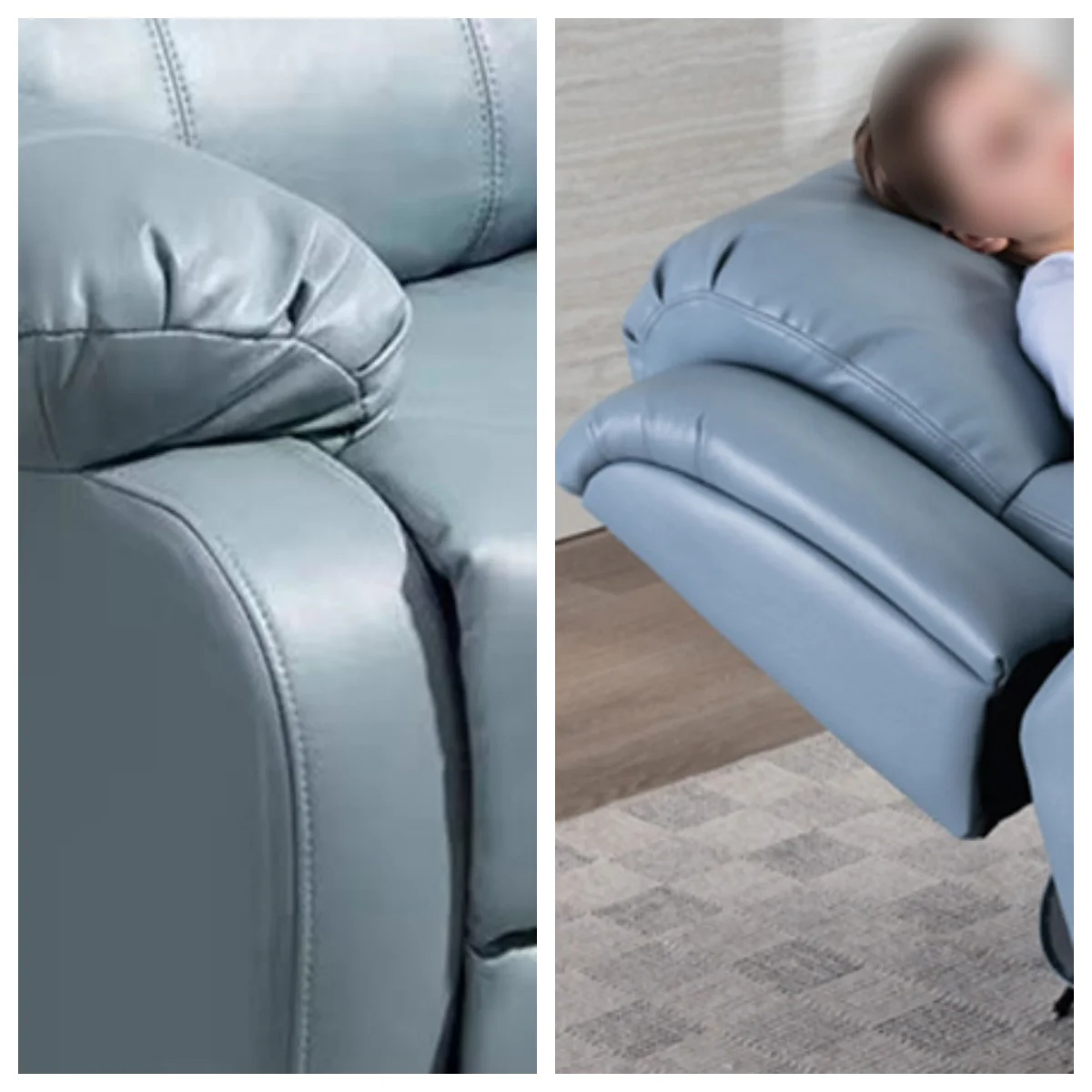 LIVARA FC1008 Reclining Minimalist Multifunction Leisure Chair W/USB - Image 6