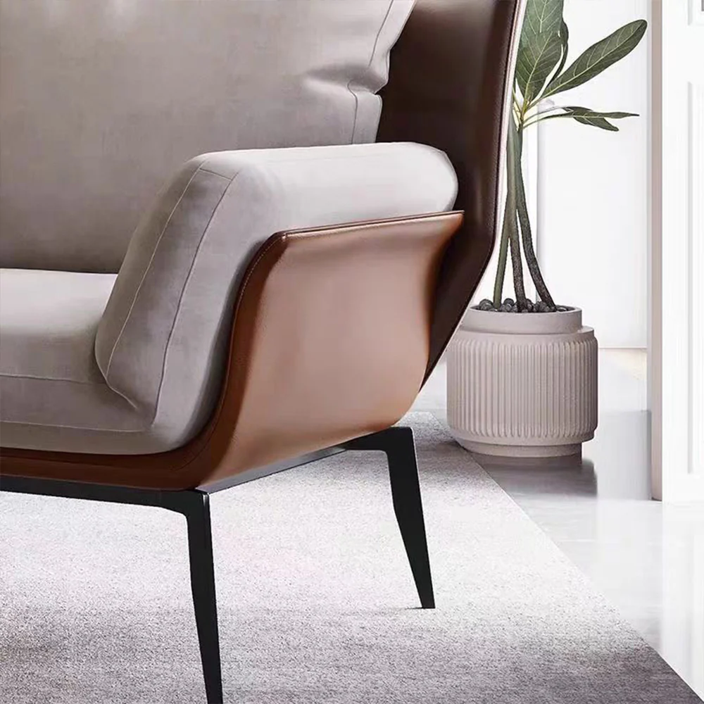 LIVARA EC1032 Minimalist Molded Cotton Morden Leisure Chair - Image 4