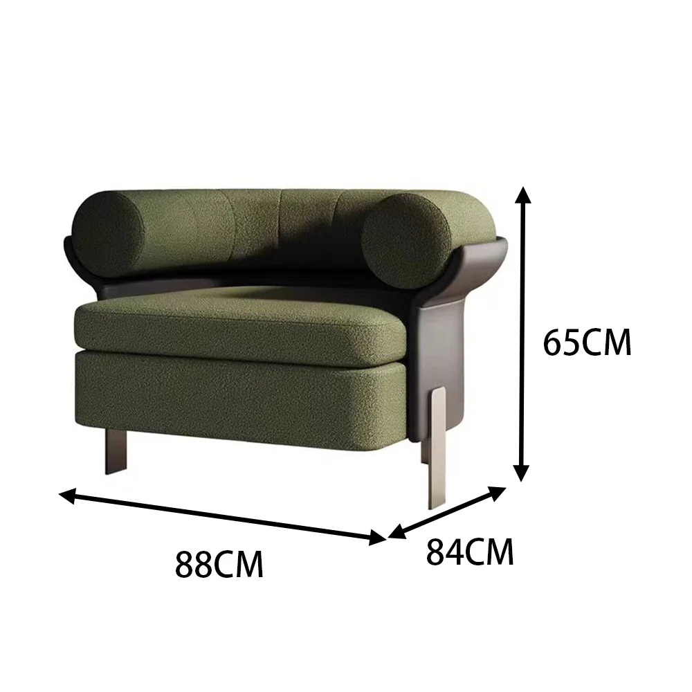 LIVARA EC1053 Bentwood Wooden Frame High-Resilience Foam Leisure Chair - Image 5