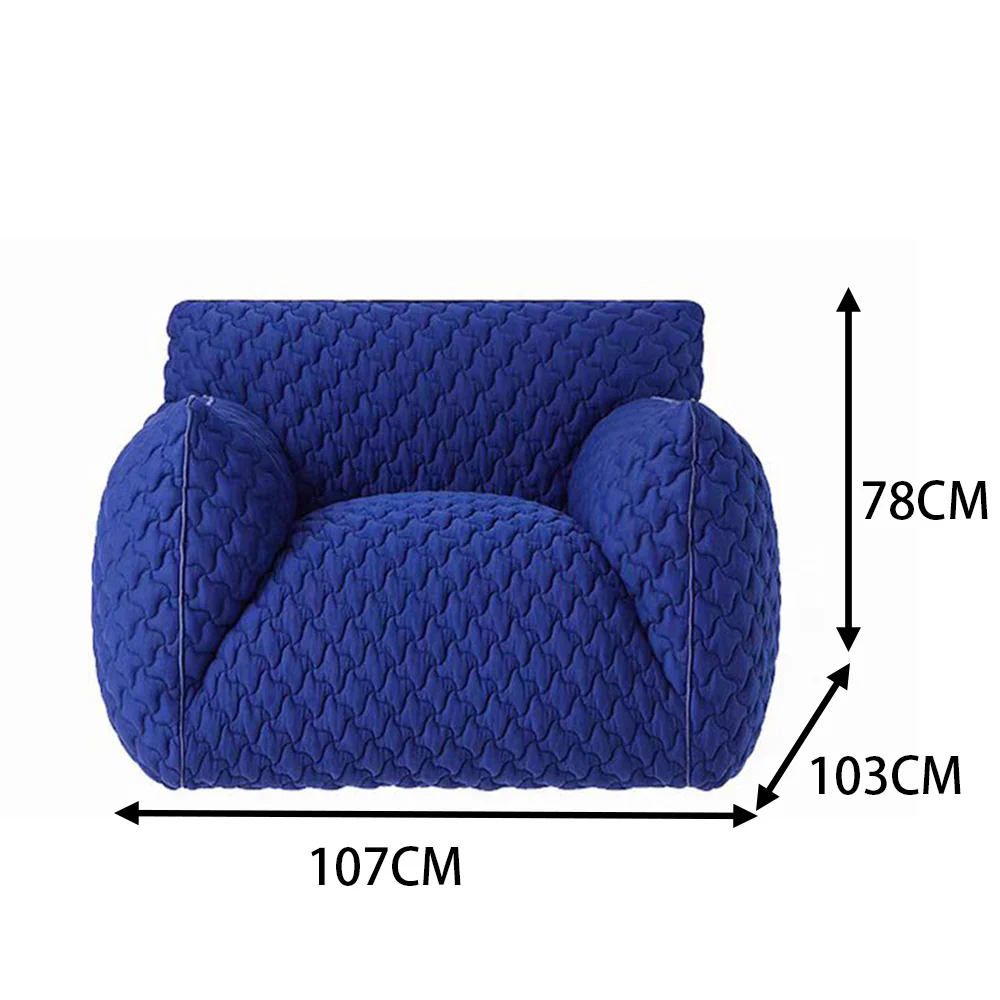 LIVARA EC1080 High Resilience Foam with 3D Fabric Leisure Chair - Image 5