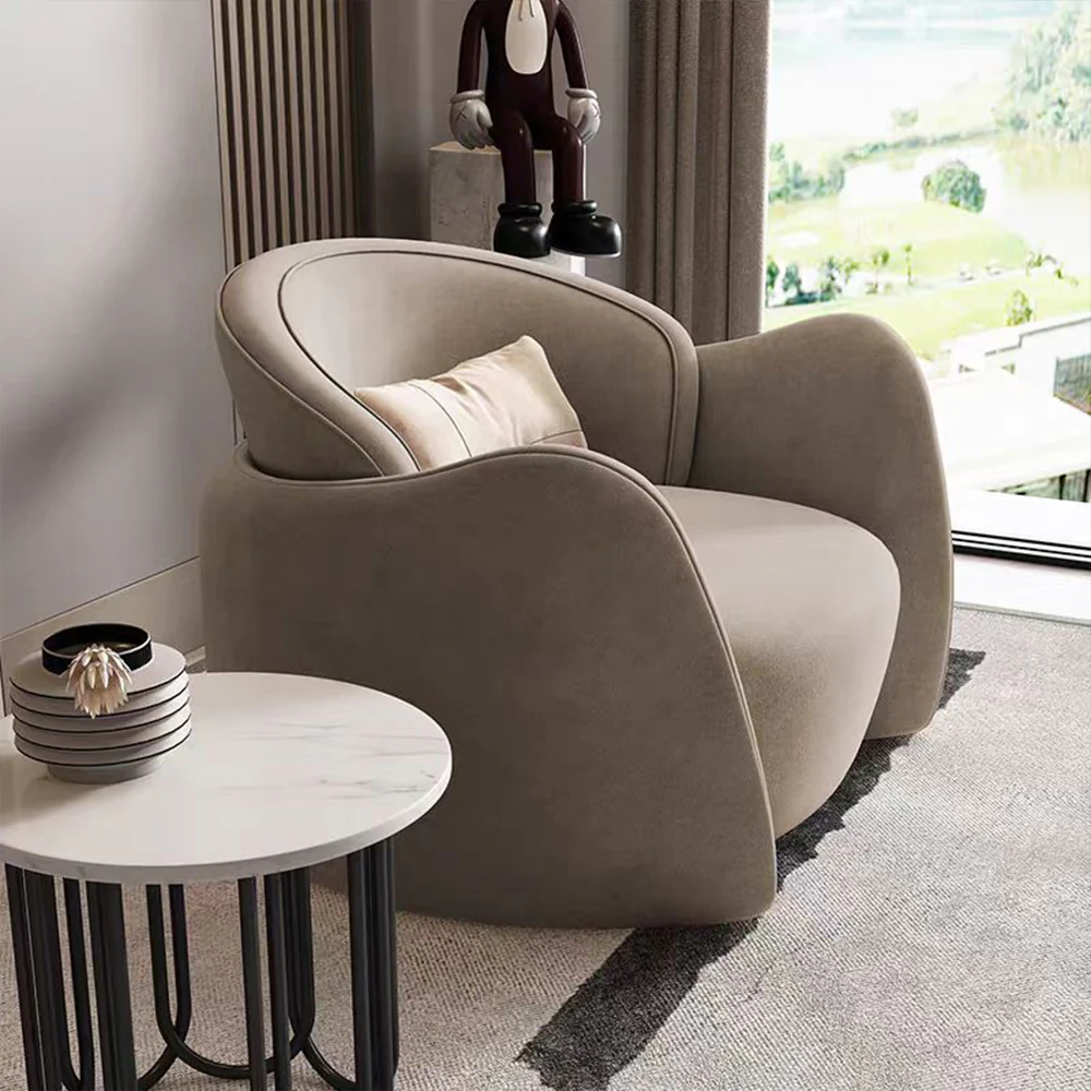 LIVARA EC1088 Wooden Frame Leisure Chair - Image 3