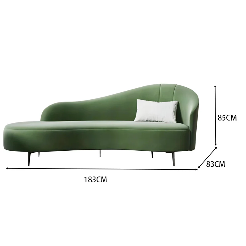 LIVARA EC1107 Light Luxury Style Reclining Pine Frame Leisure Chair - Image 5