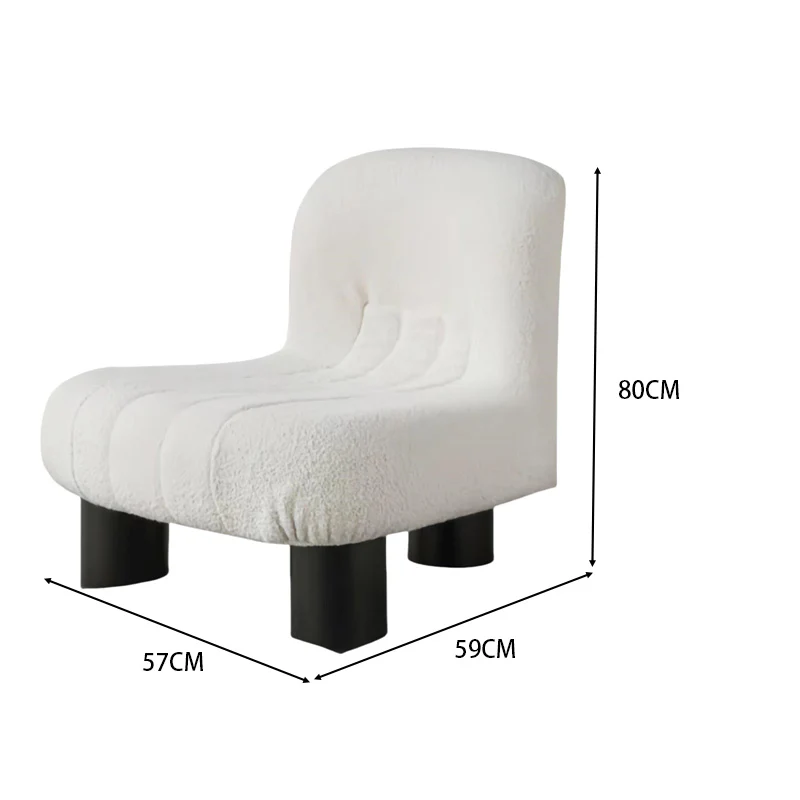 LIVARA EC1118 Fabric Steel Frame High-Density Foam Leisure Chair - Image 5