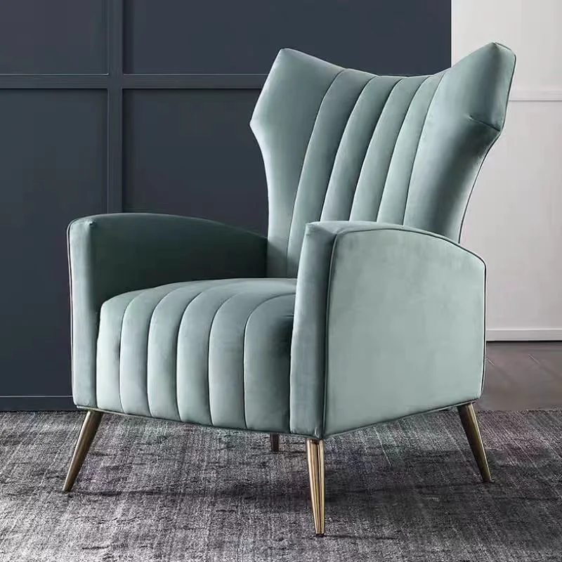 LIVARA EC1143 High-Quality Linen Fabric Leisure Chair - Image 3