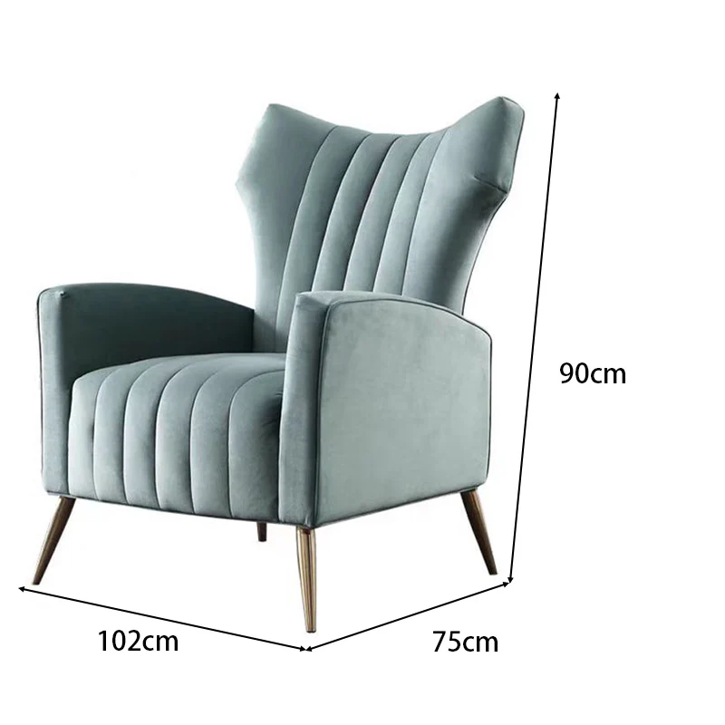 LIVARA EC1143 High-Quality Linen Fabric Leisure Chair - Image 5