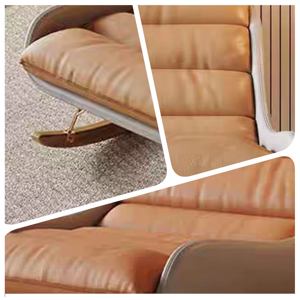 LIVARA EC1178 Minimalist Style Carbon Steel Frame Leisure Chair - Image 5