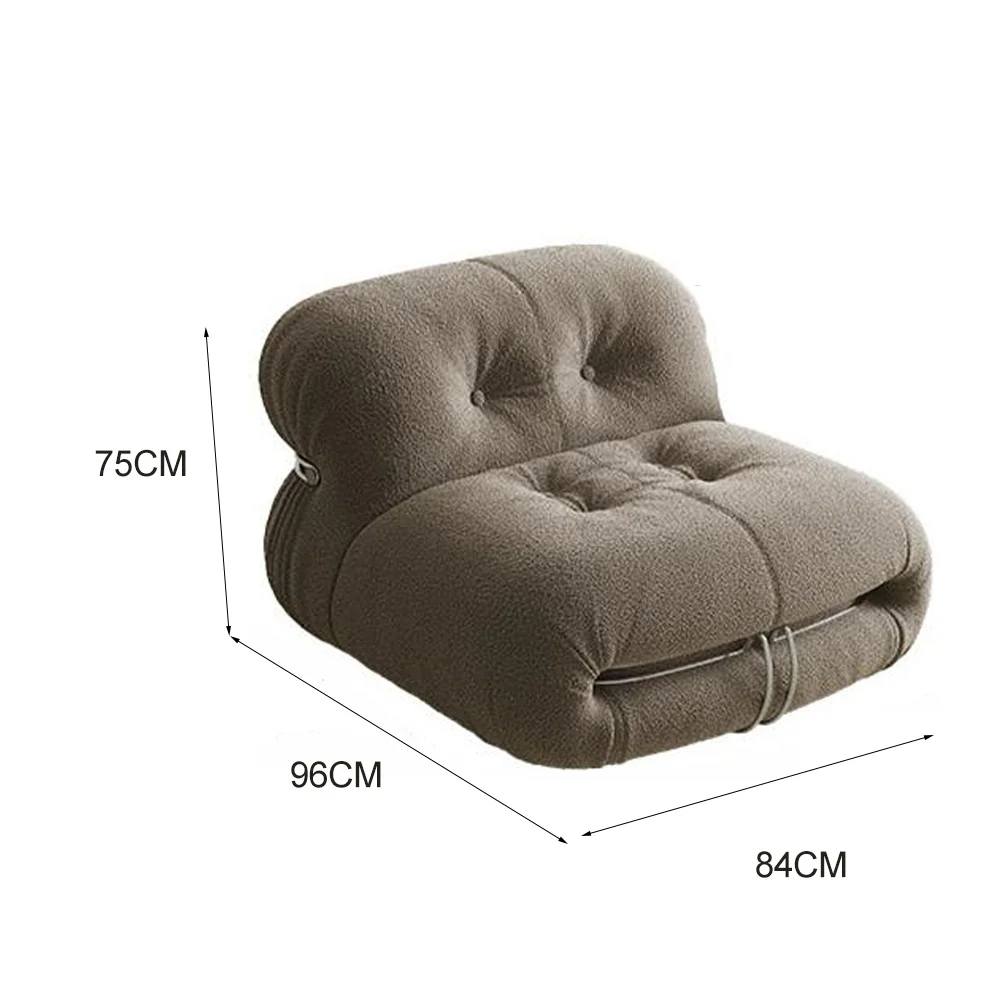 LIVARA EC1182 Wooden Frame High-Density Foam Leisure Chair - Image 5