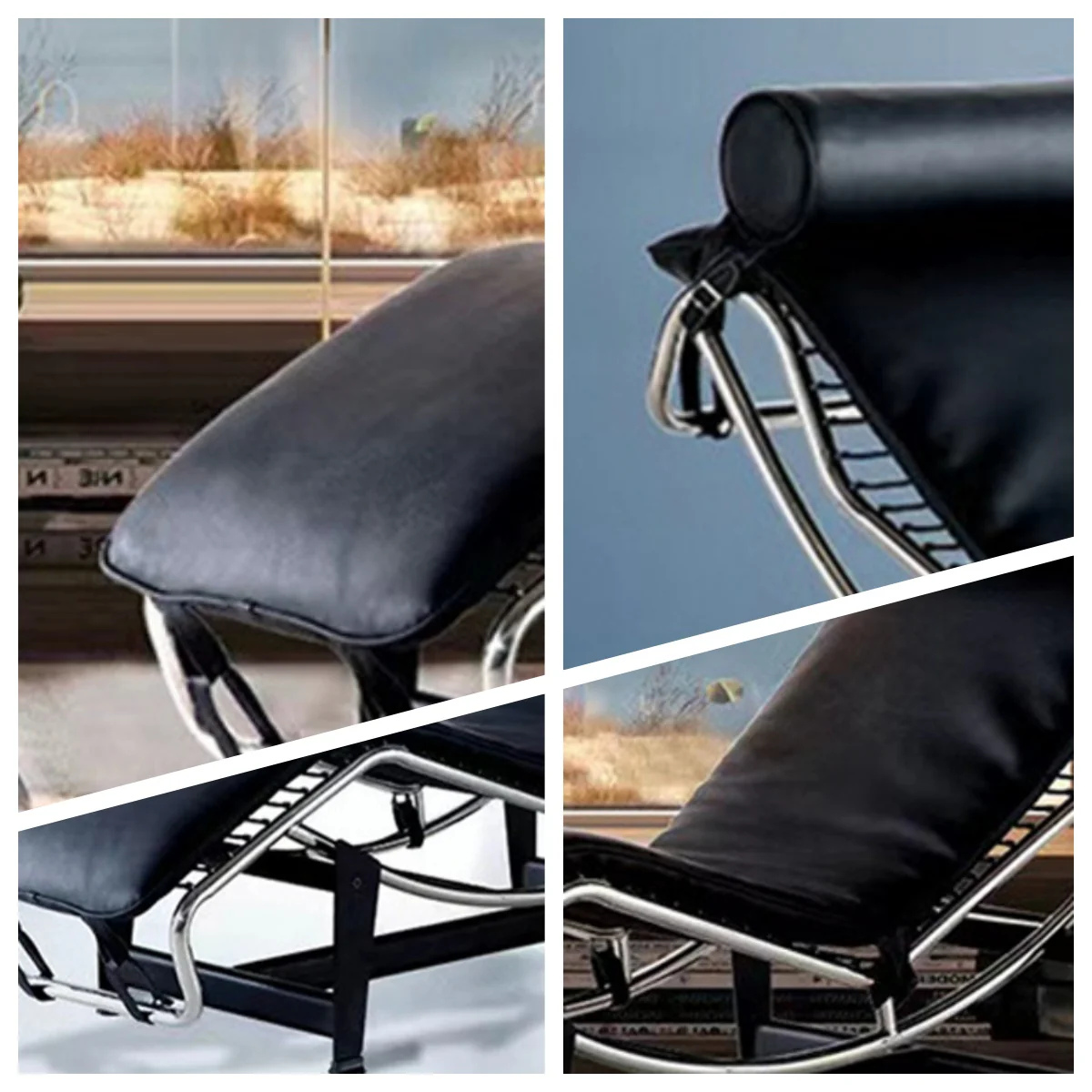 LIVARA EC1231 Stainless Steel Frame Leisure Chair - Image 5