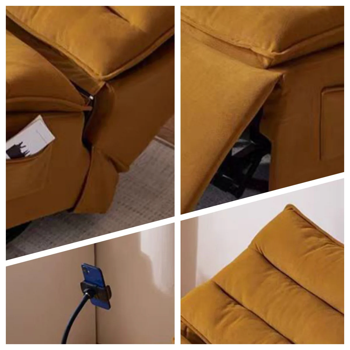 LIVARA EC1239 Modern Style Electric Reclining Leisure Chair - Image 4