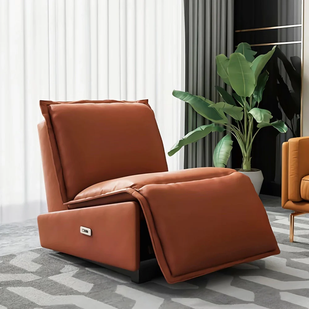 LIVARA FC1005 Manual Reclining Down Backrest Metal USB Leisure Sofa - Image 2