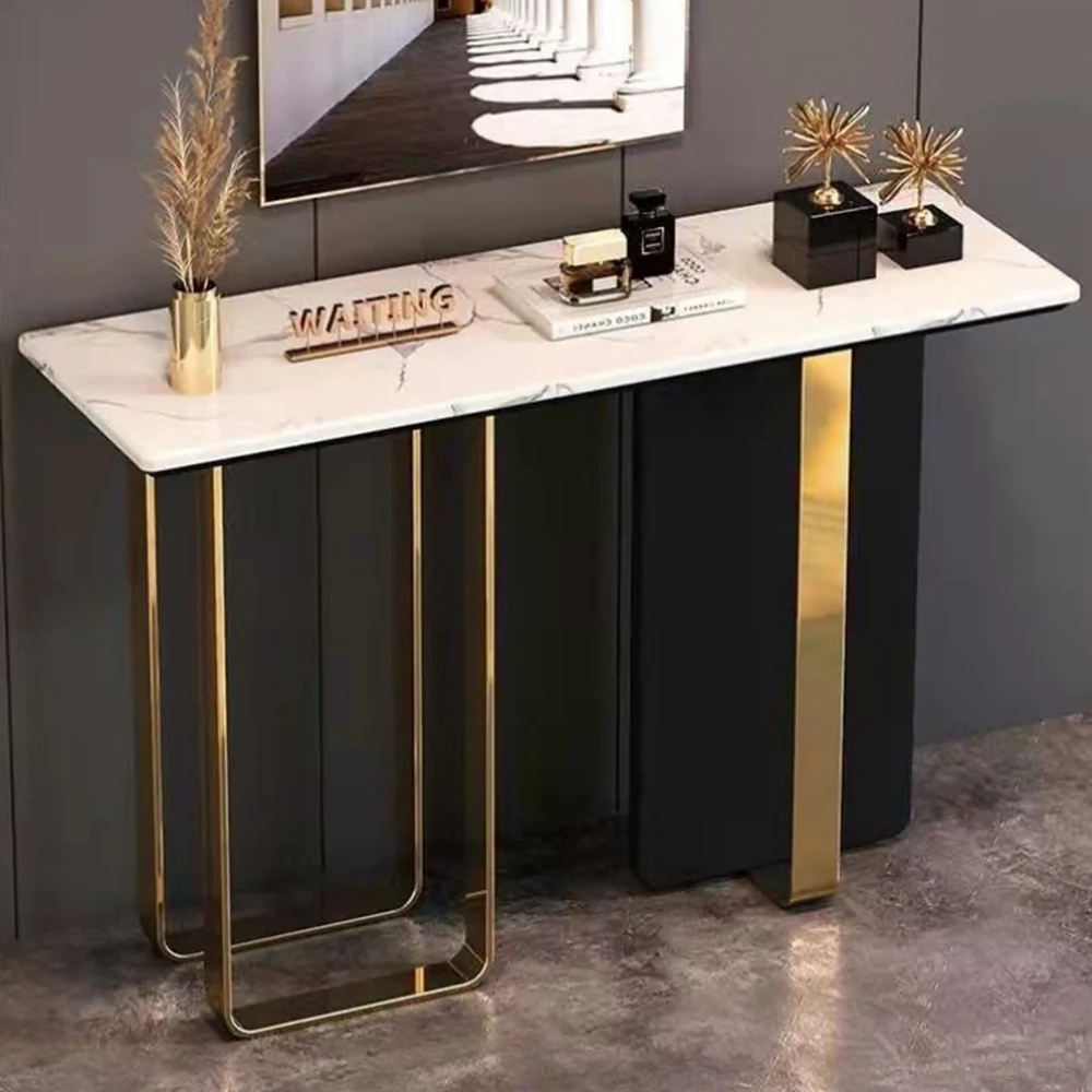 LIVARA CC1004 120/140/160cm Luxurious Style Sintered Stone Top Console Table - Image 4