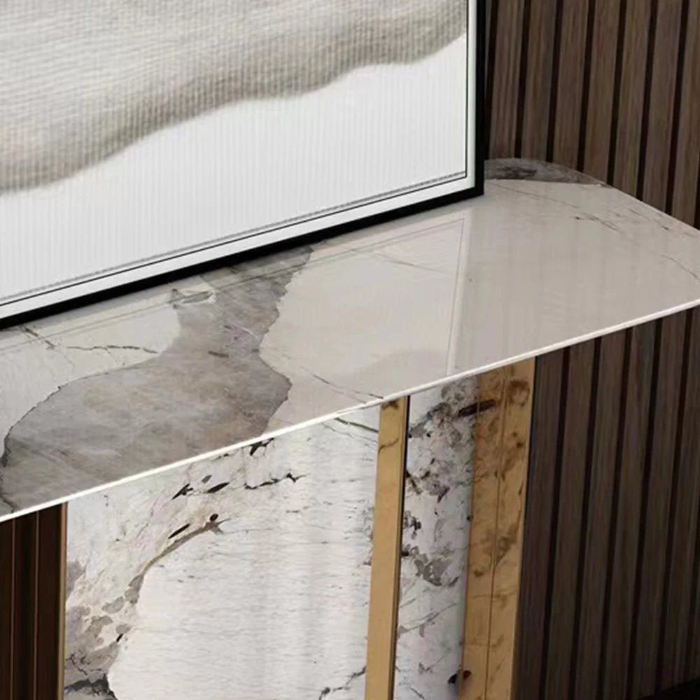 LIVARA CC1006 120/140cm Luxurious Style Sintered Stone Top Console Table - Image 5