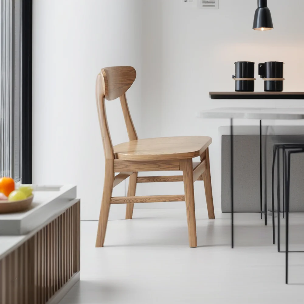 LIVARA DC1065 Solid Wood Dining Chair Sturdy and Durable - Image 2