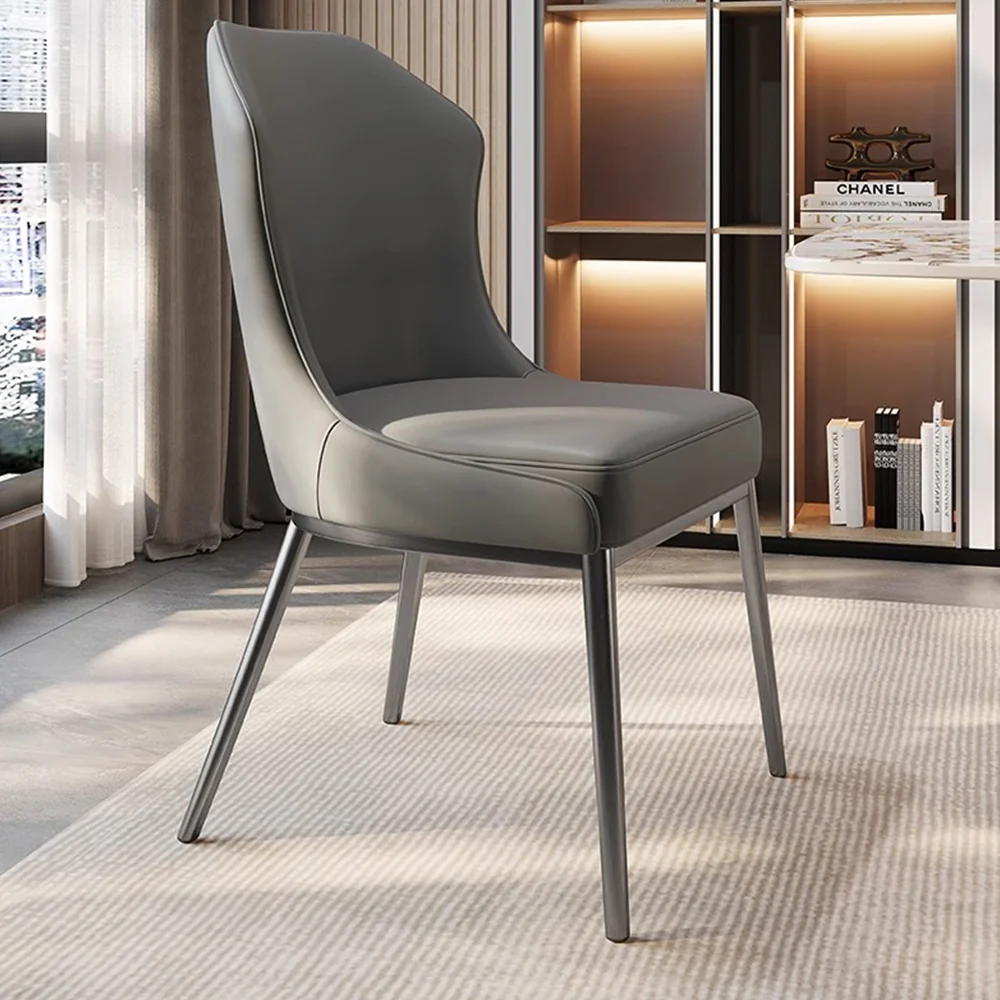 LIVARA DC1073 Faux Leather Fabric Dining Chair Soft Padded Cushion - Image 2